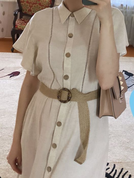 Платье на лето, 100 % лён