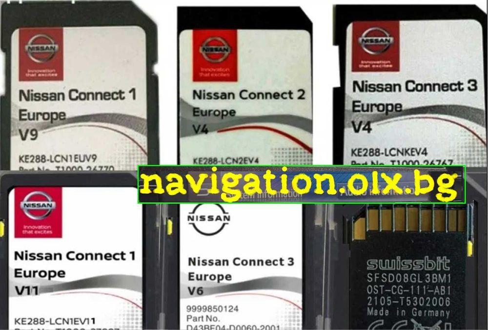 2026 навигация ъпдейт Nissan/Infiniti Нисан SdCard СД Карта map update