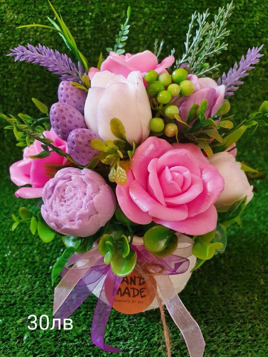 Ароматни сапунени цветя