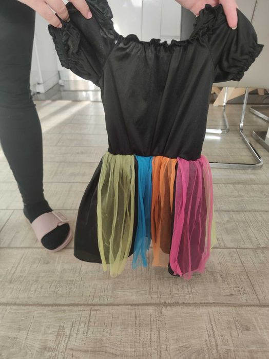 Costum halloween fete 4-6 ani, stare buna