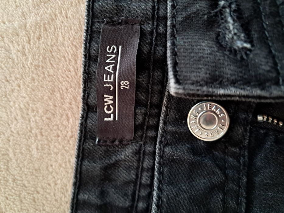 Черни къси дънки