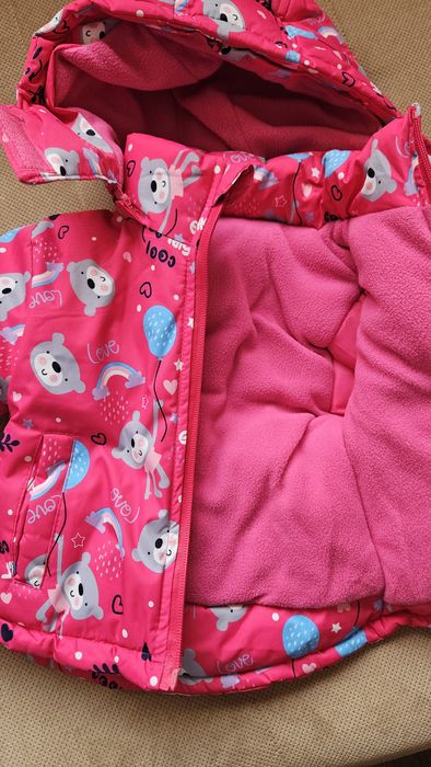 Бебешки зимен комплект за момиче