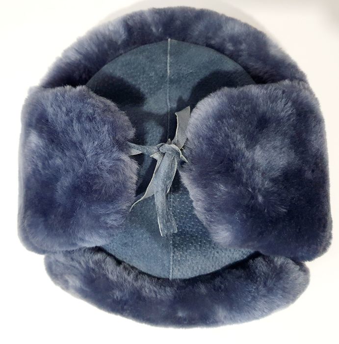 caciula ruseasca blana si piele naturala marimea 55cm sau S demo