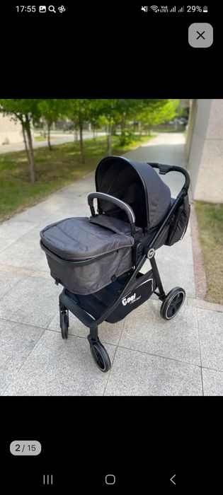 Коляска автолюлька 2 в 1