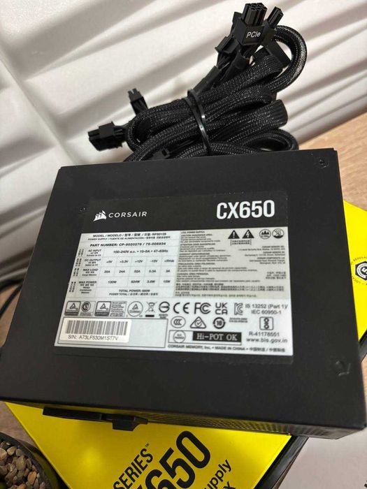 Захранване Corsair CX650 650W 80+ Bronze