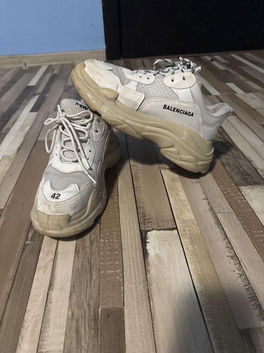 balenciaga sneakers triple s white marime 42