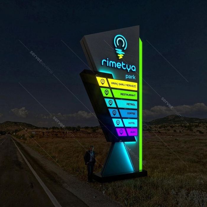 Рекламные конструкции, банер | Fasad bezatish