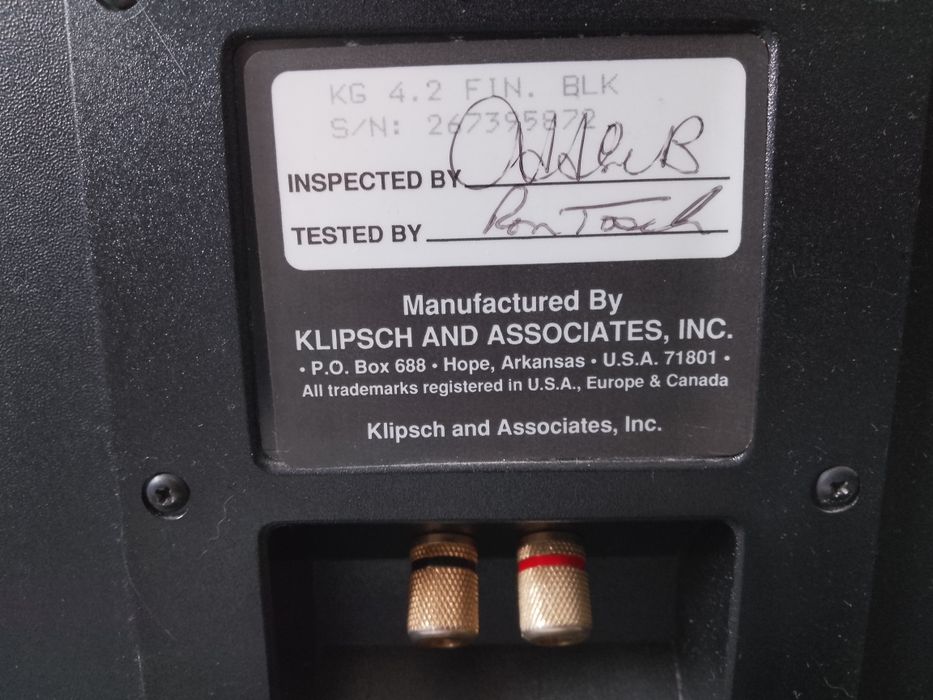 Boxe Klipsch G 4.2