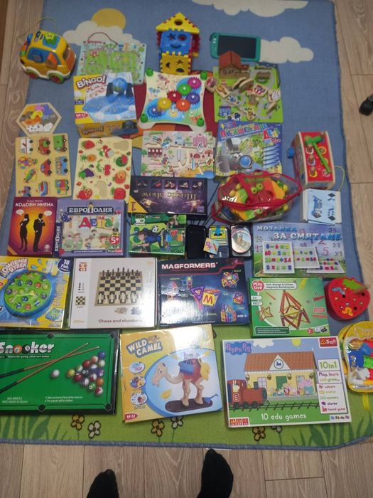 Детски настолни игри и играчки