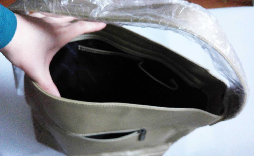 Geanta de dama Kevin Jeans aurie supradimensionata