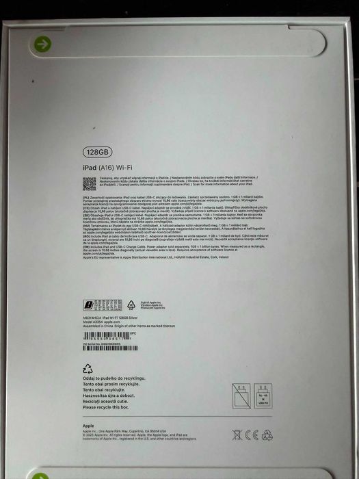 IPad A16 11'' 126GB