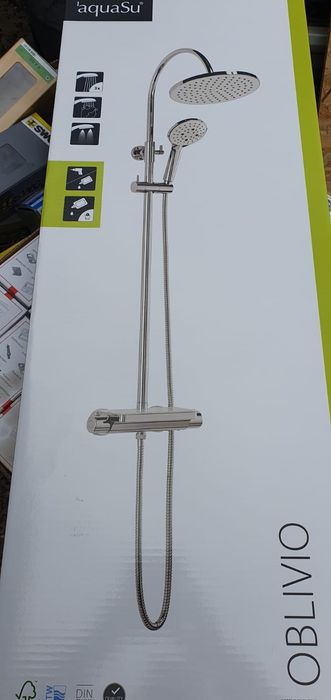 Baterie coloană de duș termostat.  Sistem de duș.