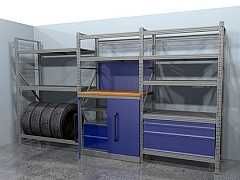 Стеллажи металлические