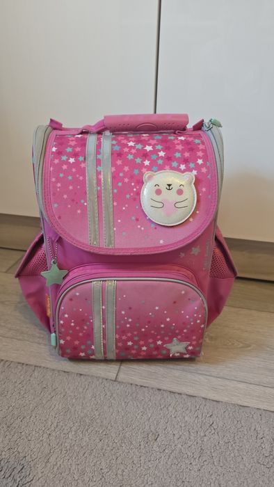 Ghiozdan ergonomic Tiger Family - fetite roz