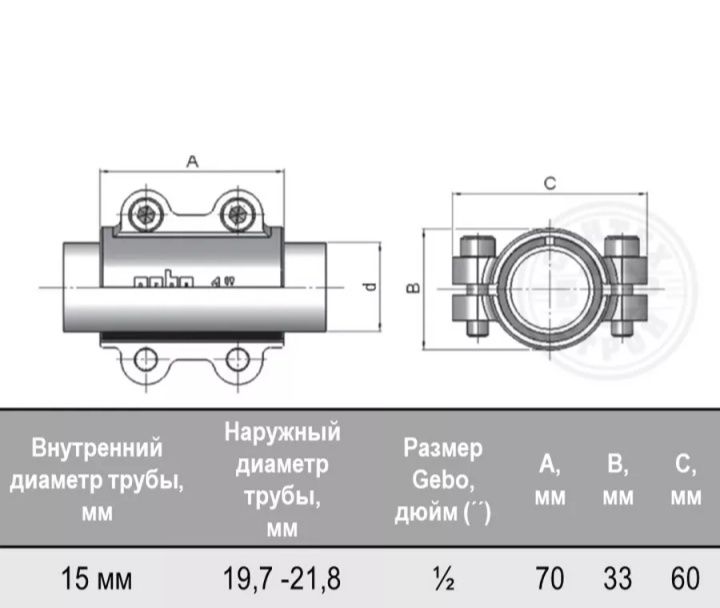 Ремонтная муфта соединительная