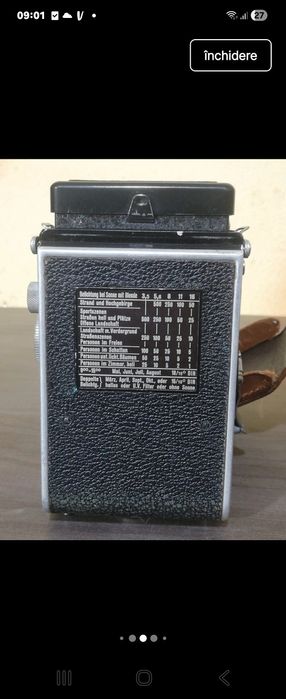 Aparat foto vintage Rolleiflex Twin Lens Reflex