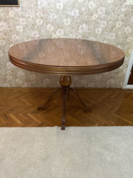 Masa lemn masiv, extensibila