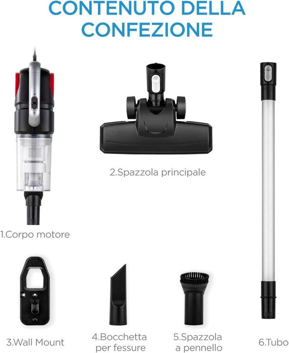 Вертикална Прахосмукачка Midea MCS2045BR, 450W, Лека и Удобна