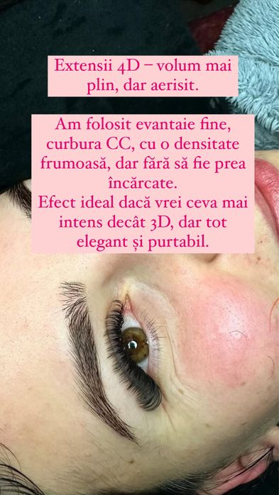 Extensii gene fir cu fir+sprancene