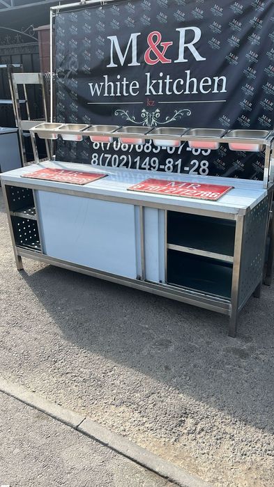 Тумба стол шкаф из нержавеющей стали