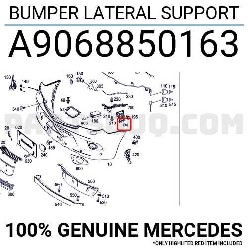 Кронштейн переднего бампера Mercedes Sprinter 2012