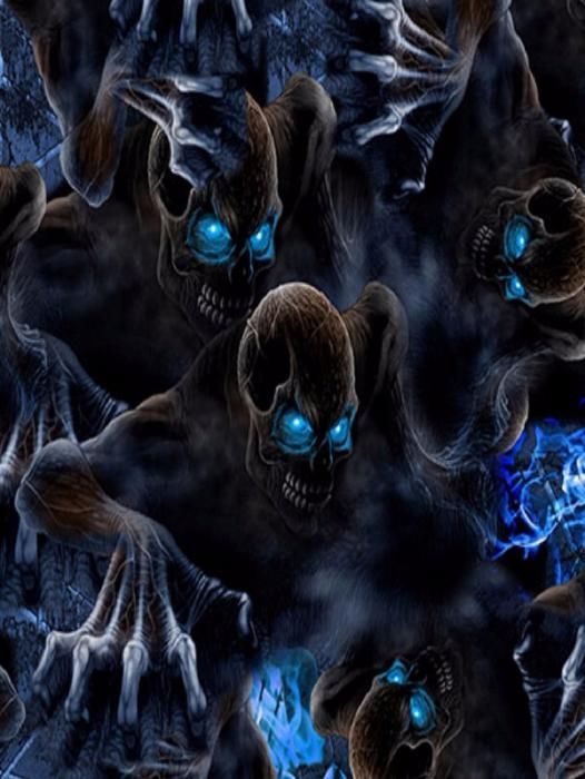 Фолио за хидрографика Blue Skull 100