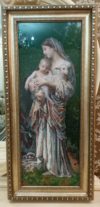 Картина бисером В. Бугро Невинность