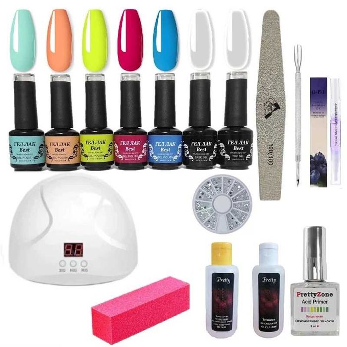 Комплект The BEST of the BEST с 10 цвята Гел Лак BEST