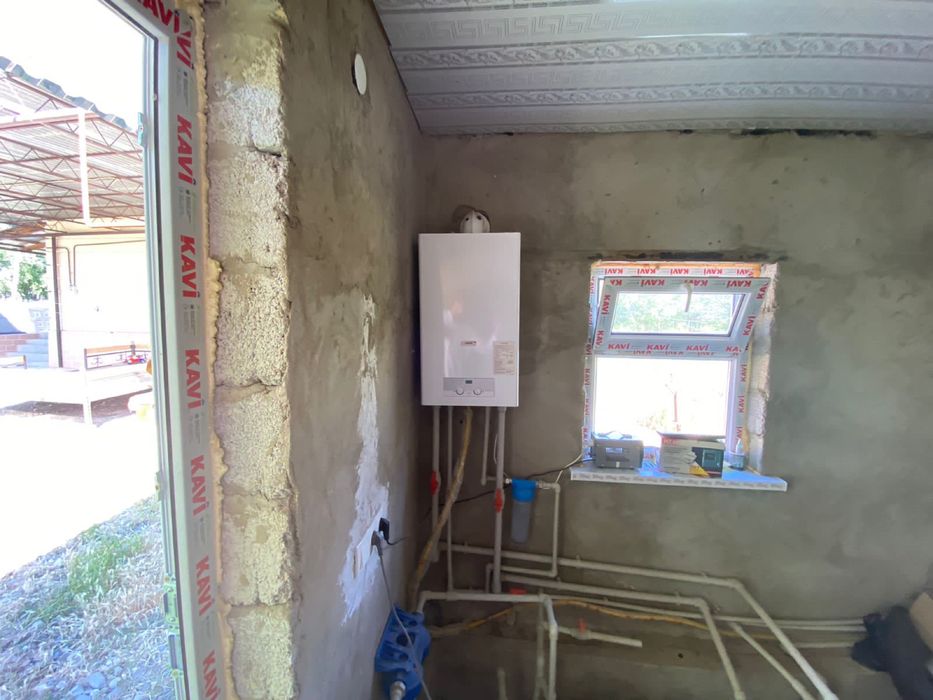 Саманый дом и атомашина