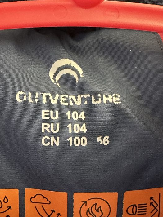 Теплый пуховик на девочку