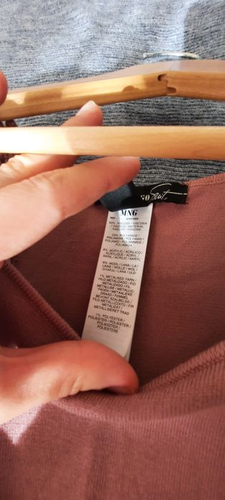 Пепелно розова рокля Mango Suit размер М