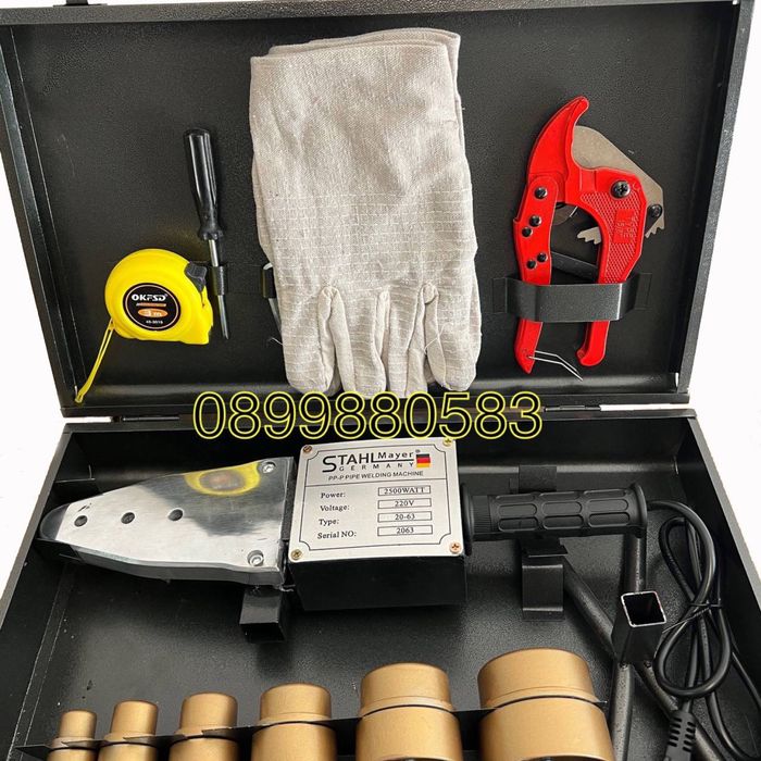 Лепачка за ППР тръби 2500W, 20-63мм, Поялник за полипропилен