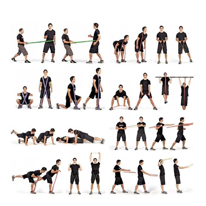 Ленточный эспандер, жгут для фитнеса