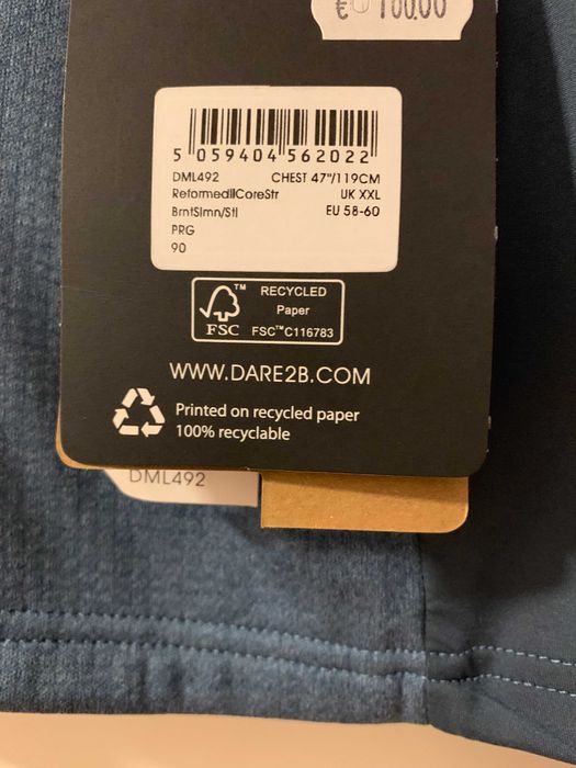 Jacheta sport tehnica Dare 2 B mărimea XXL 130 lei