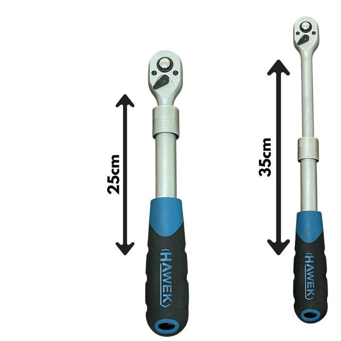 Телескопични тресчотки 1/2"(300-440) 3/8"(250-350) 1/4"(195-245) HAWEK
