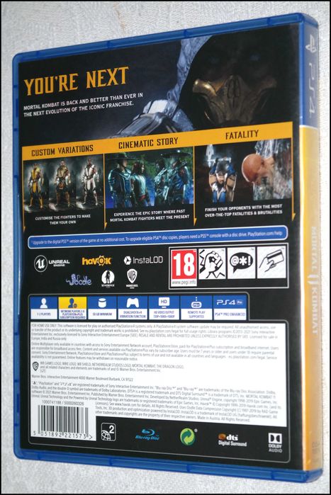 Mortal Kombat 11 PS4 Playstation 4