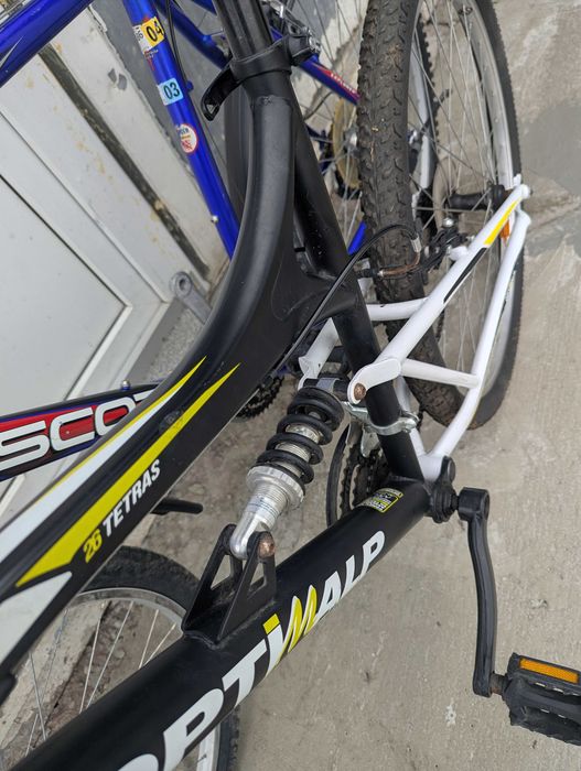 Bicicletă MTB Optimalp 26 Tetras, full suspension