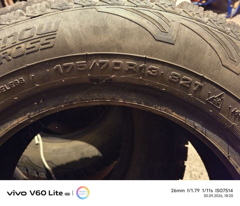 Шины зимние 175/70 R13