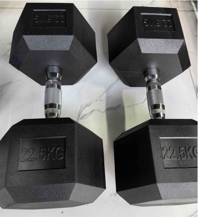 Гантели шестигранные неразборные 45 кг (Без торг)