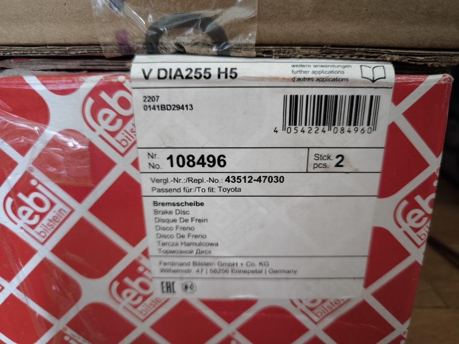 Discuri și plăcuțe Toyota Prius 2