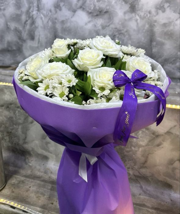 atirgul lola buket gullar skidka tabiy