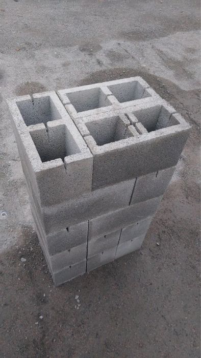 сплитерные блоки гладкие 39/19/19