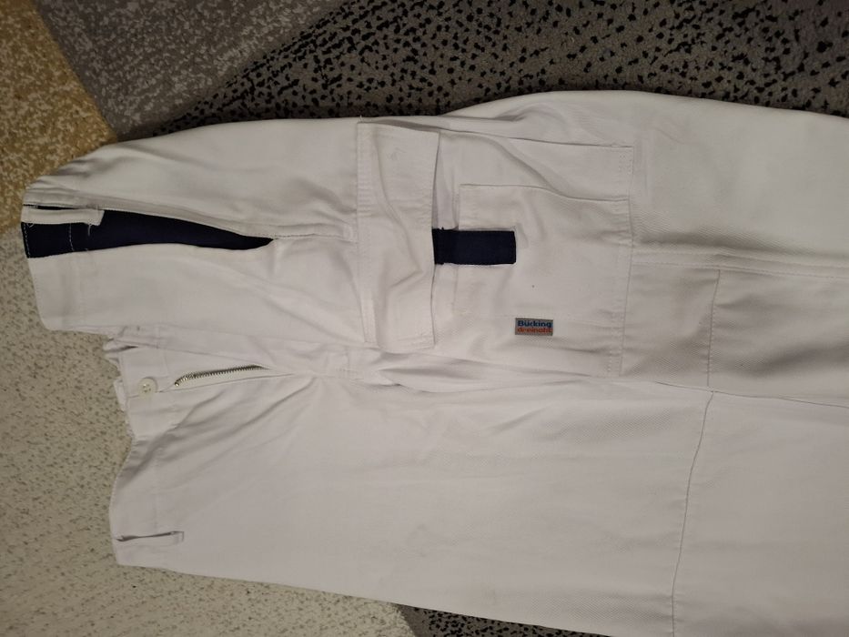 Работен панталон, бял,