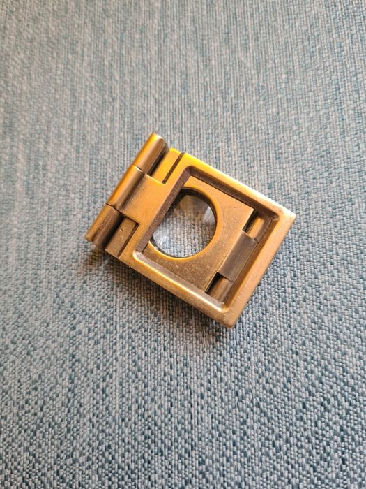 Folding solid brass -lupa