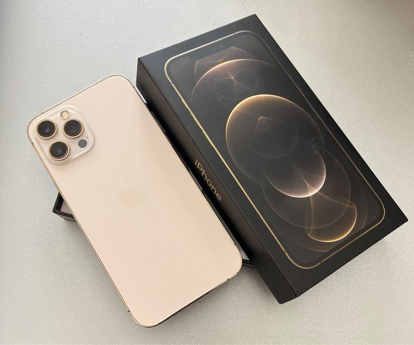 iphone 12 pro max gold second hand si noi de vanzare • Anunturi
