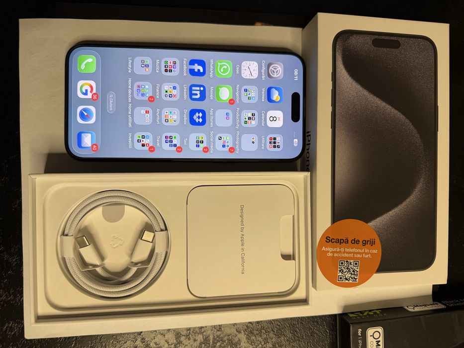 Vand Apple IPhone 15 Pro Max 256GB Black Titanium
