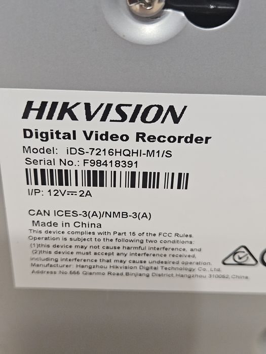 Dvr Hikvision ids 7216hqhi m1 s /ds 7204 hqhi/ds 7216hqhi