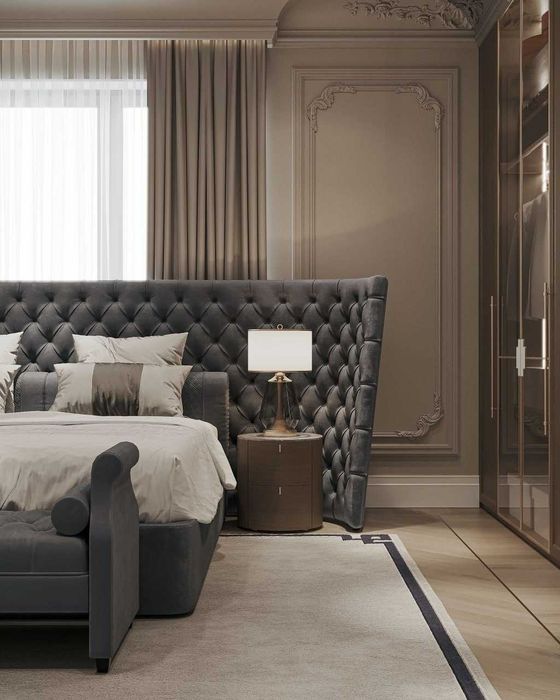 Спальня и гардероб на заказ • неоклассика • премиум