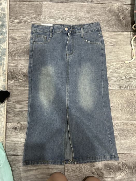 Джинсовая юбка размер Л