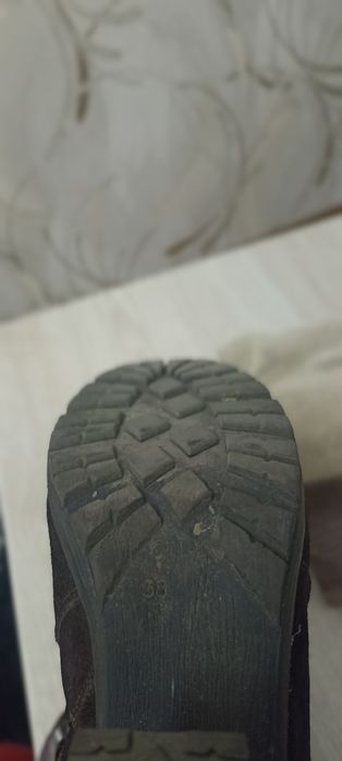 Ботильоны-казаки замшевые